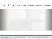 Tablet Screenshot of juansalinas.com